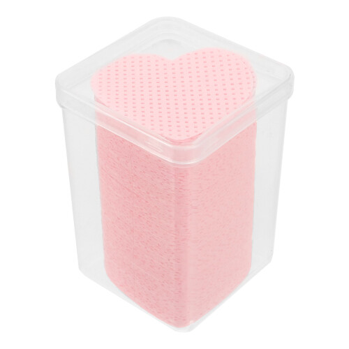 Cotons Dissolvants Vernis Roses Salon Forme Cœur