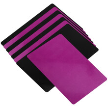 40Pièces Cartes Métalliques Blank Plates Lisses Pour Créations DIY