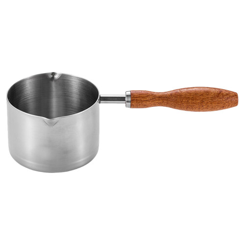 3Pcs Multi-Function Silver Saucepan Small Pot with Handle