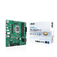 Placa base - ASUS - Pro B860M-C-CSM - PCIe 5.0 - DDR5 - SafeSlot