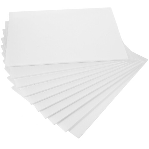 50Pcs Thick Foam Boards for DIY Use White Foam Sheet Project Material