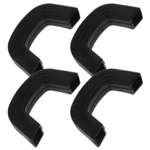 16Pcs Silicone Pot Handle Holders Black Anti-Scalding Pot Grip Covers