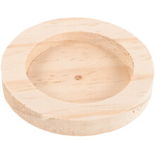 3Stk Waschbare Holz Futterschale Hamster Kleintiere Haushalt Beige