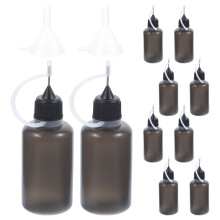 40Pcs Compact Needle Tip Glue Bottles Soft Plastic for Home and Office