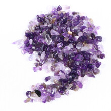 2Pcs Polished Purple Gravel Stones for Aquarium and Fish Tank Decor