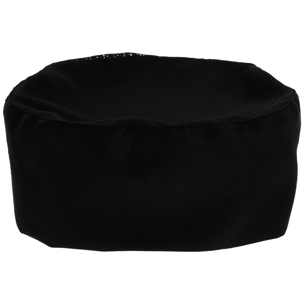 2Pcs Foxnovo Black Mesh Chefs Hats Adjustable Catering Skull Caps 3642825046763