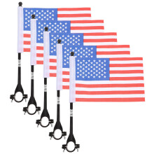 20Sets Bike Flags with Pole Durable Safety Handlebar Decor