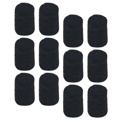 24Pcs Saxophone Felt Pillars Black Felt Columns for Repairing Tools