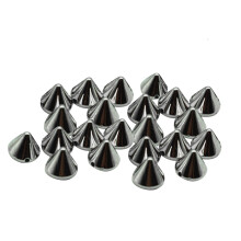 200Pcs Black DIY Spacer Beads for Jewelry, Bags, Shoes Decoration