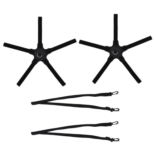 8Sets Practical Basketball Practice Tool Buckle Training Toy Black