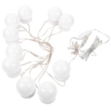 3Sets Multi-Color LED Vanity Lights for Mirror with Suction Cup Design