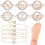 2Sets Premium Alloy Bracelet Making Set with Multistyle Zodiac Charms 1