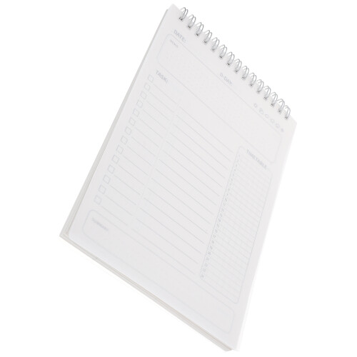 4Pcs Portable Tear Off Planner Notepad White Daily Schedule Pads