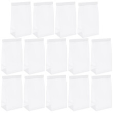 100Pcs White Throw Up Bags Disposable for Travel and Car Trash