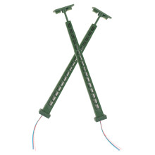 10Pcs Green Miniature Railroad Lamp Model ABS Steel for Sand Table Use