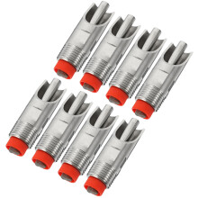 20Pcs Metal Piglets Waterer Automatic Stainless Steel Livestock Feeder