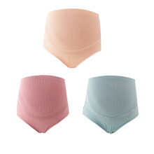 3Pièces Lingerie Grossesse Coton Flexible Couleurs Assorties