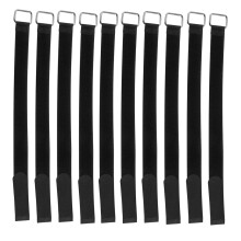 125St Stevige Nylon Scheenbeschermer Strap Zwart Voor Sportgebruik