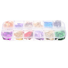 4Sets Kleurige Tinnenfolie Vulling Voor Handgemaakte Resin Creaties