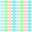 160Pcs Assorted Color Binder Discs PP Loose-Leaf Binding Rings 1