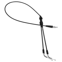 4Pcs Kart Throttle Cable Replacement Black Rubber Iron Go Kart Parts