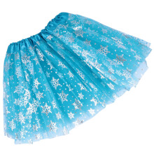 8Pcs Blue Party Tulle Skirts for Girls Durable Soft Kids Dancing Skirt