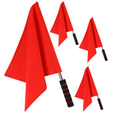 16Pièces Drapeaux Maniables En Acier Inoxydable Pour Arbitres