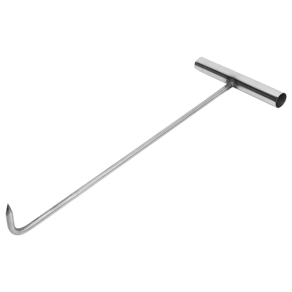 3Pcs Practical Stainless Steel Manhole Lifting Hook T Shape Door Hook 3643145026817