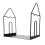 3Pcs Iron Book Ends Sturdy Black Desktop Book Holder for Students 1