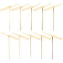 50Pcs Premium Wood Flying Dragonfly Toy Portable Outdoor Play for Kids