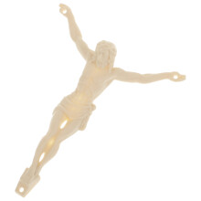 2Pcs Lightweight Plastic Jesus Figurine for DIY Craft and Church Decor
