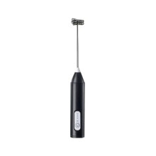 Mousseur à Lait Électrique Sans Fil, Mixeur USB, 3 Vitesses, Mousseur à Lait Portatif pour Café, Cappuccino, Mousseur à Lait, Fouet A