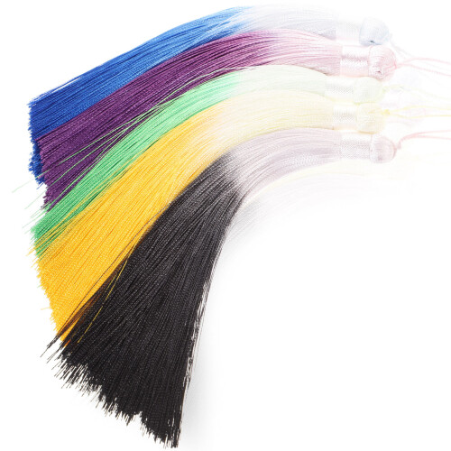 20Pcs Colorful Polyester Tassel Pendants for DIY Decor