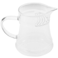 4Pcs Multi-Function Glass Tea Pitchers Heat Resistant Milk Coffee Cups