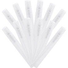 48Pcs Compact White Mini Spray Bottles Travel Use Refillable Bottles