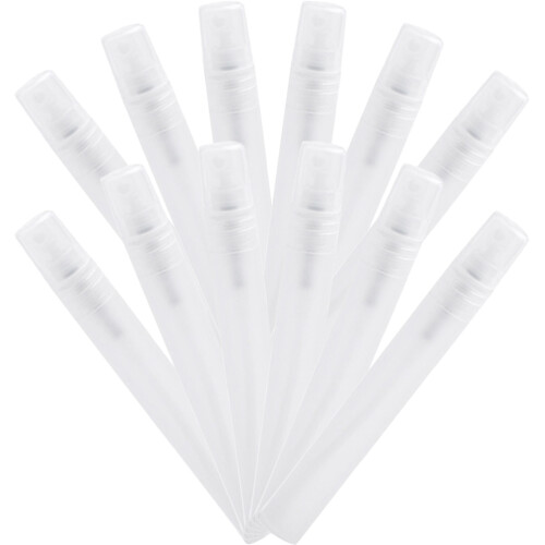 48Pcs Compact White Mini Spray Bottles Travel Use Refillable Bottles