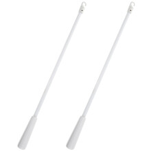 8Pcs White Blind Stick Replacement with Hook for Venetian Blinds