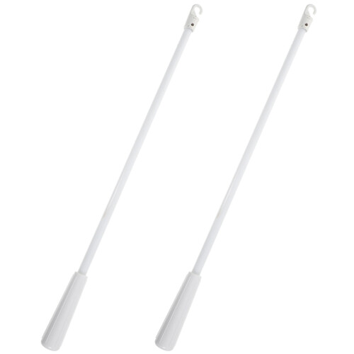 8Pcs White Blind Stick Replacement with Hook for Venetian Blinds