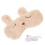 4Pièces Cache-Yeux USB Beige Réchauffants Rechargeables À 1