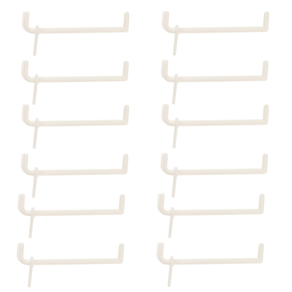 200Pcs Peg Hooks For Pegboard Abs Tool Utility Hooks Beige 3643339789559