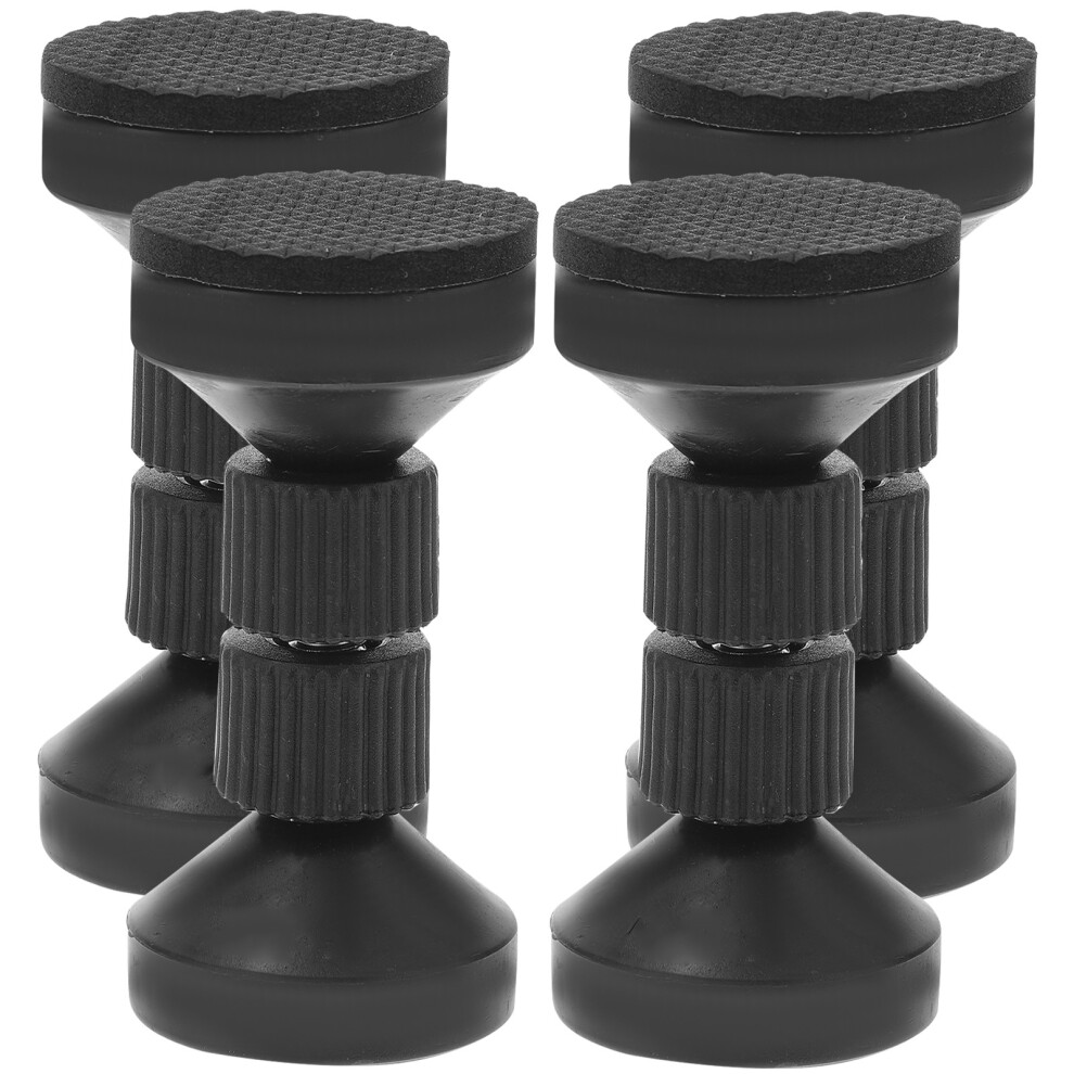 8Pcs Adjustable Black Bed Frame Noise Stoppers For Headboard Support 3643339772155