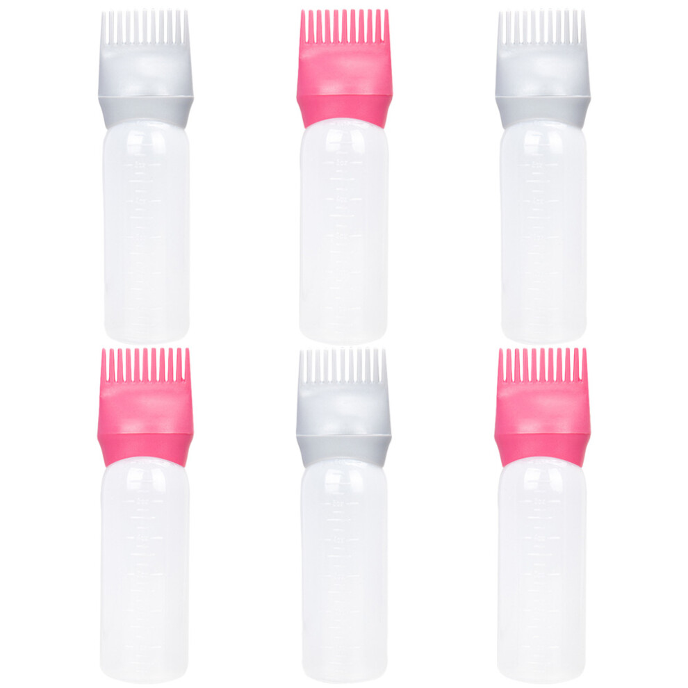 Villcase 12Pcs Hair Dye Application Root Comb Bottle Durable Plastic For Home