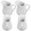 12Pcs Ceramic Creamer Pitchers White Mini Milk Containers for Coffee 1