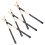 6Pairs Bamboo Rod Drumsticks Black Drum Set Accessory for Beginners 1