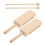 6Sets Stable Wooden Percussion Instruments Handheld Wood Rhythm Sticks 1