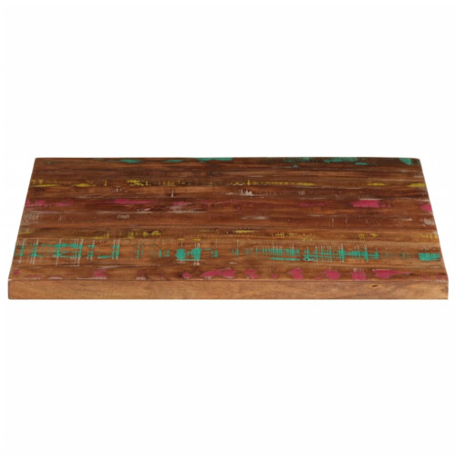 VidaXL (reclaimed wood(multicolour), 80 x 80 cm) vidaXL Table Top Replacement Board Dining Table Top Rectangular Solid Wood 2