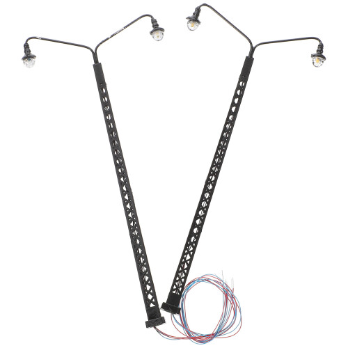 10Stk Simuliertes Licht Modell Schwarz Für Mini Szene
