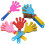72Pcs Plastic Hand Clappers Loud Party Noise Makers Assorted Colors 1