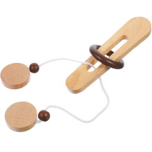 4Stk Lernendes Holz Knüpfspiel Intelligenzspiel Bunt Für Kinder