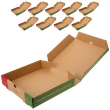 20Pièces Conteneurs Papier Multi Couleurs Pour Conservation Pizza